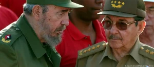 Fidel y Raul Castro