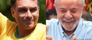 Flavio Bolsonaro y Lula Da Silva