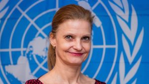 La secretaria general adjunta y jefa de la Oficina de Apoyo de las Naciones Unidas en Haití (Unsoh), Daniela Kroslak