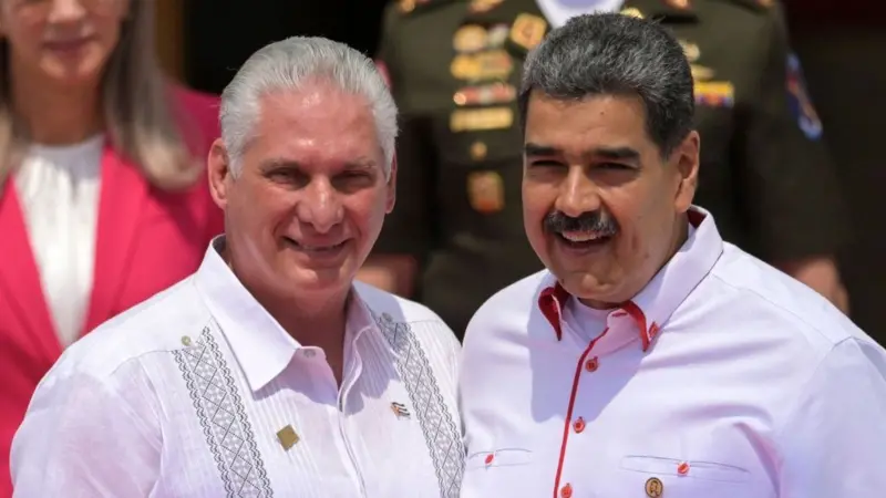 Maduro y Diaz Canel