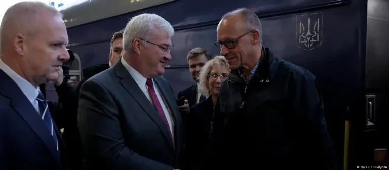 Merz llega a Ucrania para una visita no anunciada