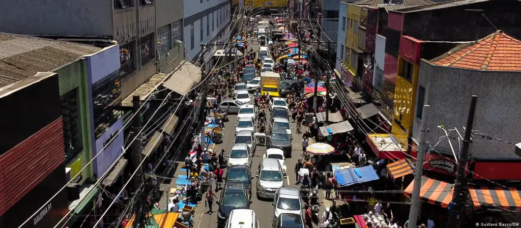 Una calle de Sao Paulo, Brasil